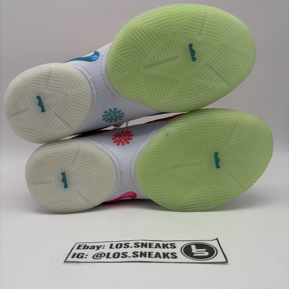 Size 9 - Nike Men's LeBron 22 Christmas Pack - Limelight (HV5148-600) - Picture 7 of 8